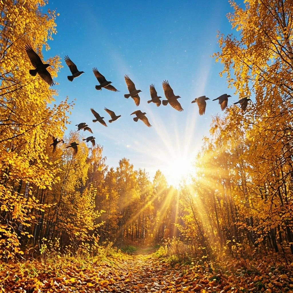 🍁 Погода в Уфе: от солнечного тепла к осенней задумчивости 🍁