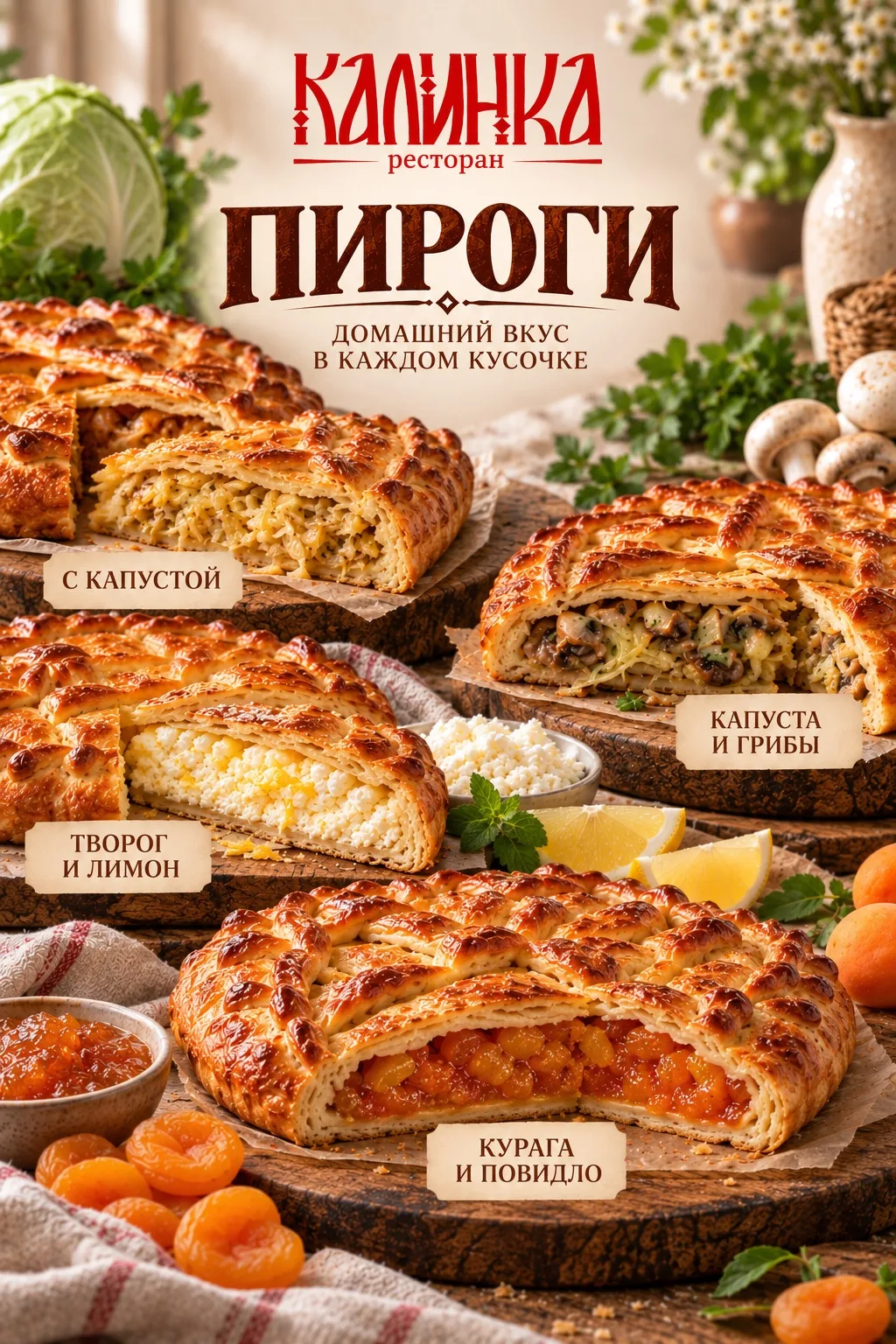 Пятница. Вечер. Вы дома. А на столе - ничего. Знакомо? 🥧