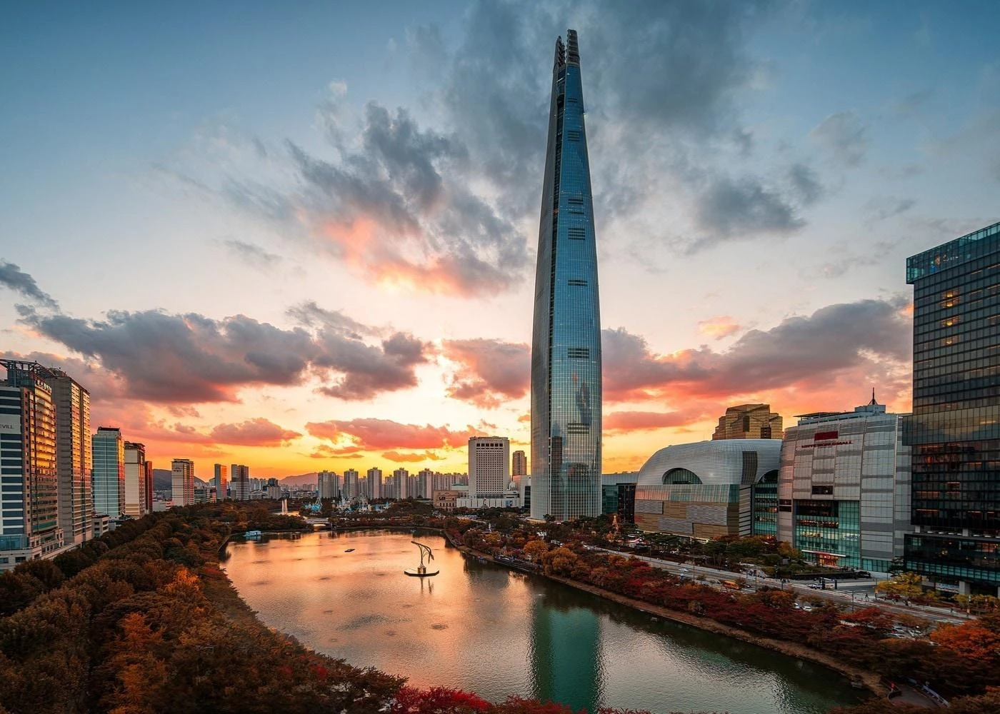 🌎 Lotte World Tower, Сеул, Южная Корея, 2017