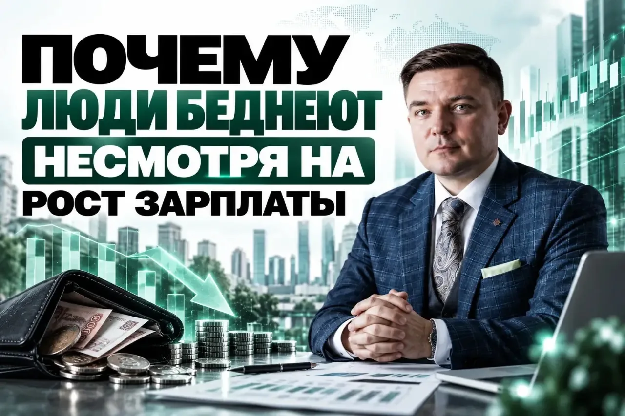 ПОЧЕМУ ЛЮДИ БЕДНЕЮТ НЕСМОТРЯ НА РОСТ ЗАРПЛАТЫ