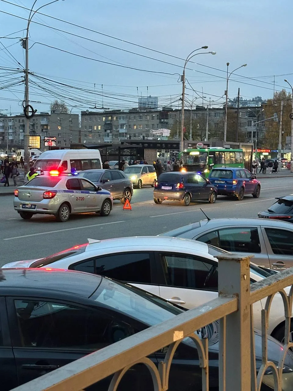 Вечерняя авария около Омеги