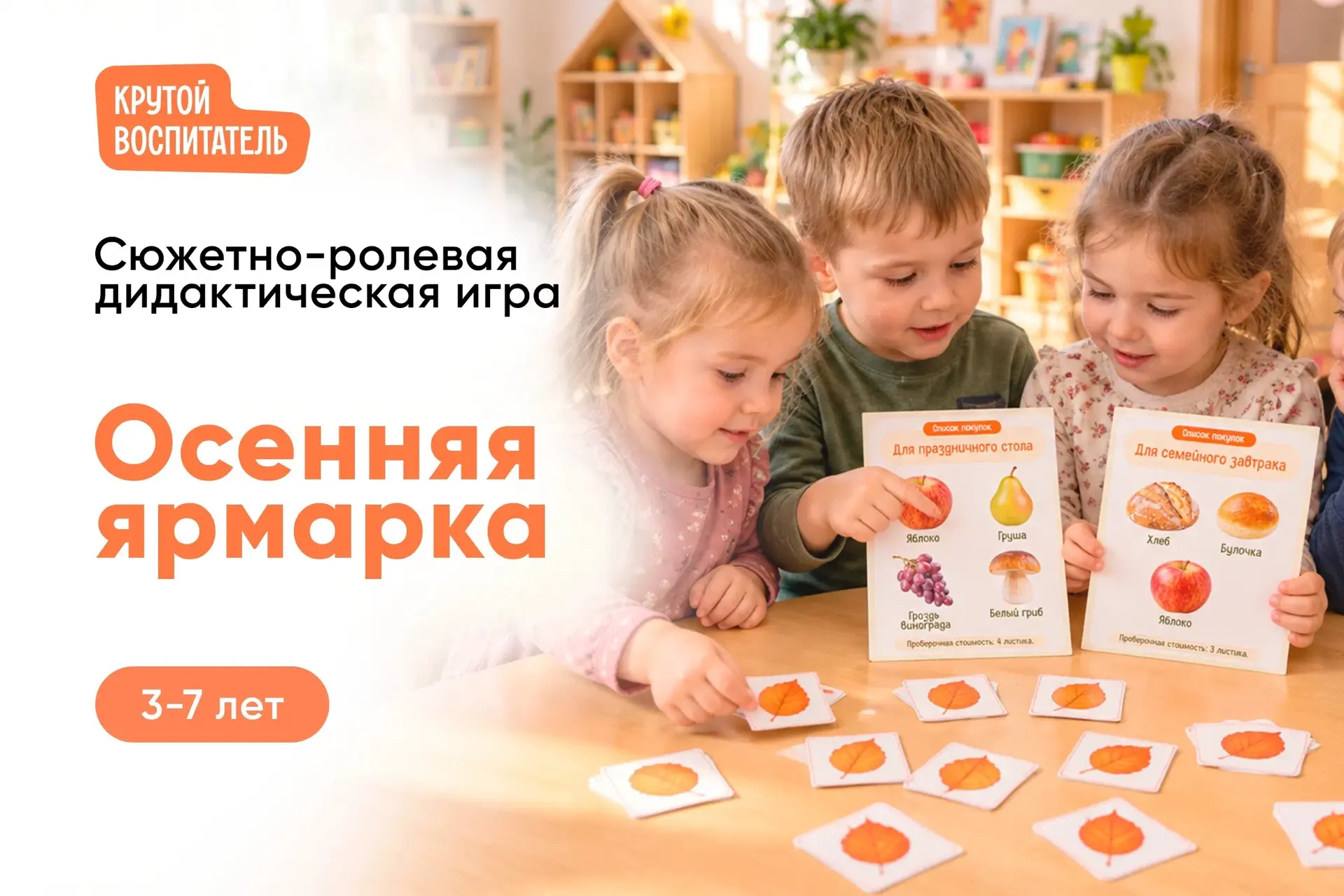 🍁 Сюжетно-ролевая дидактическая игра «Осенняя ярмарка»