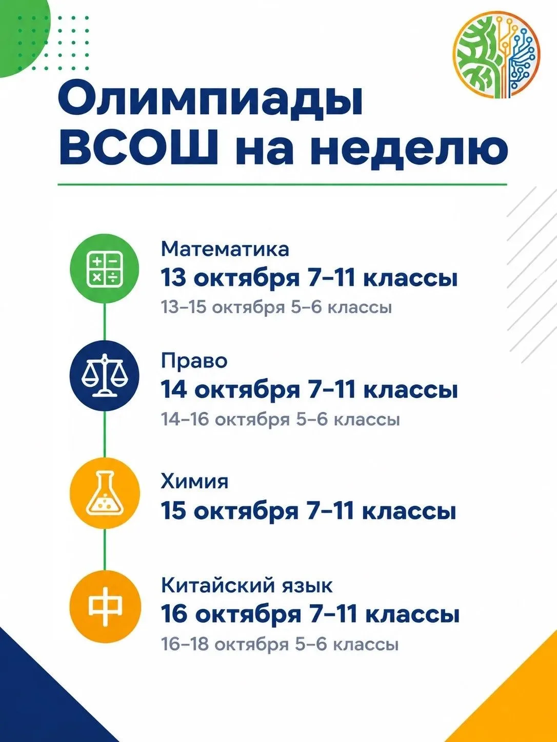 🏆 Олимпиадная неделя продолжается!