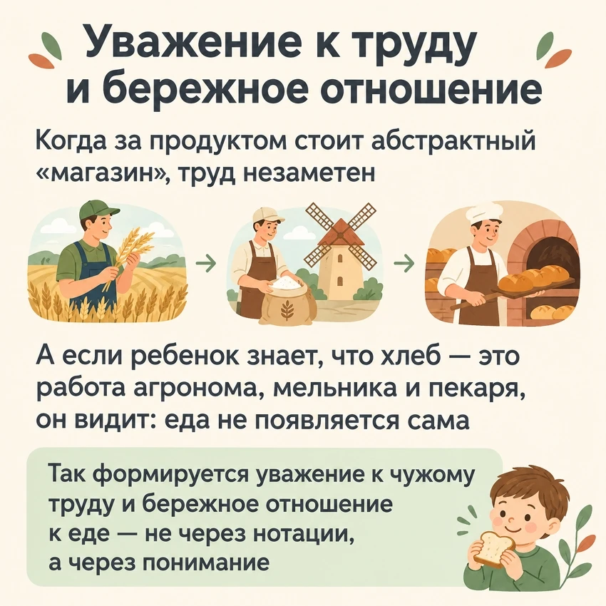 А вы знали, что батоны не растут сразу в упаковке, а макароны — на деревьях? 🌾 🤷‍♂️