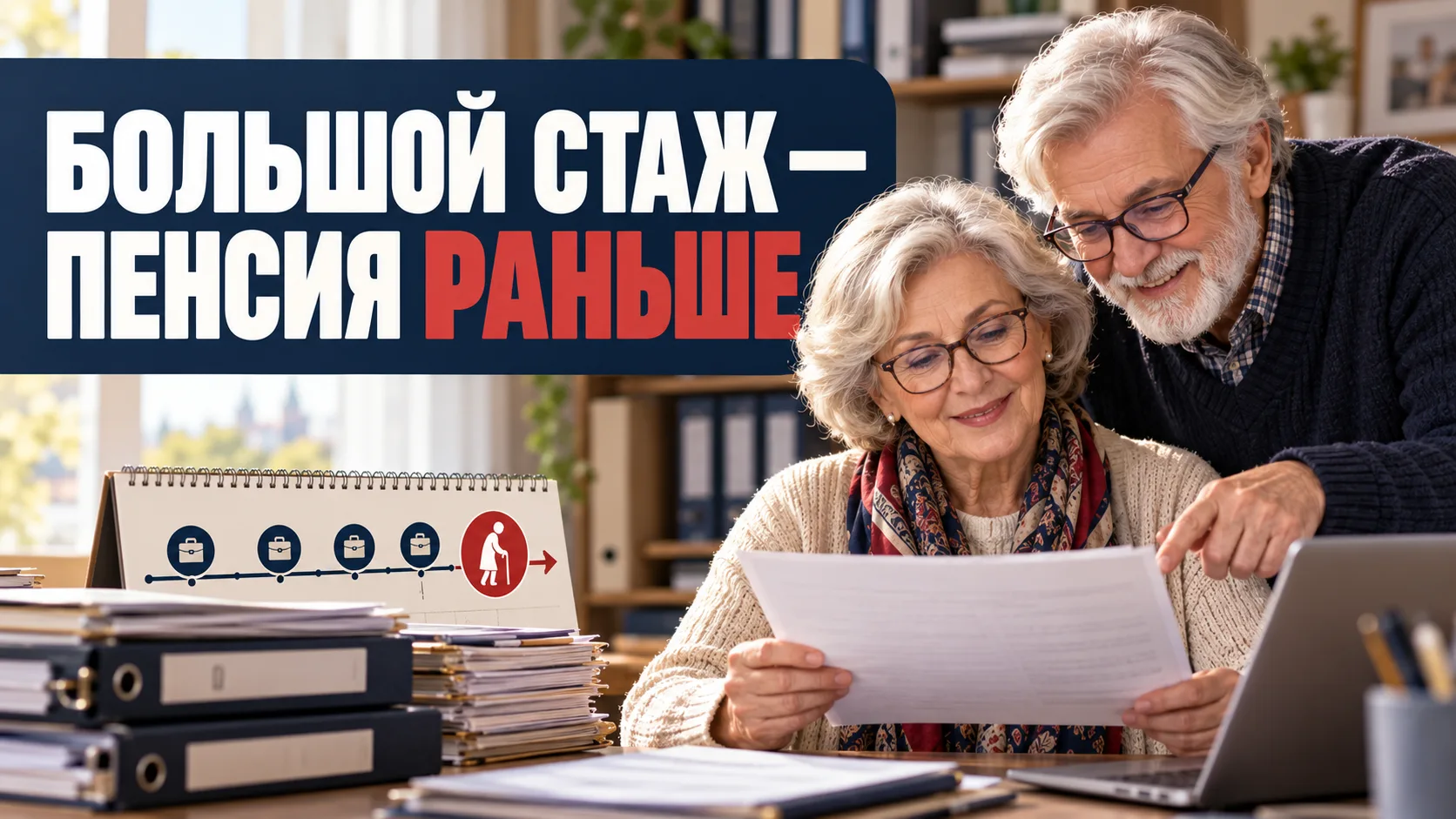 ⏳ БОЛЬШОЙ СТАЖ МОЖЕТ ДАТЬ ПРАВО НА ДОСРОЧНУЮ ПЕНСИЮ