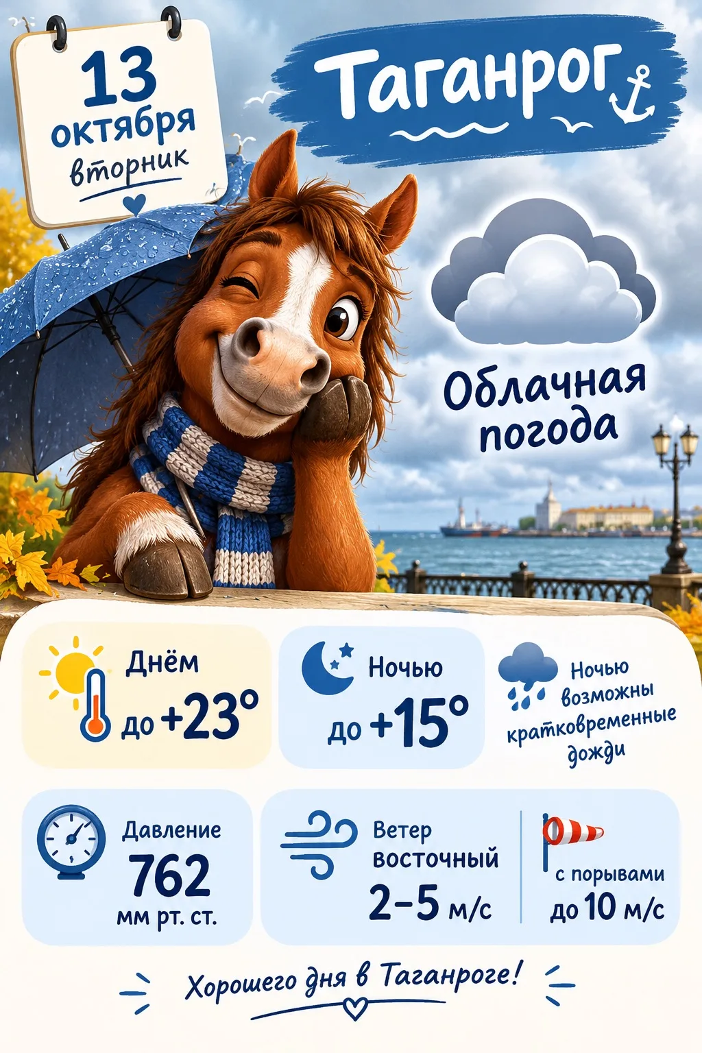 13 октября, вторник