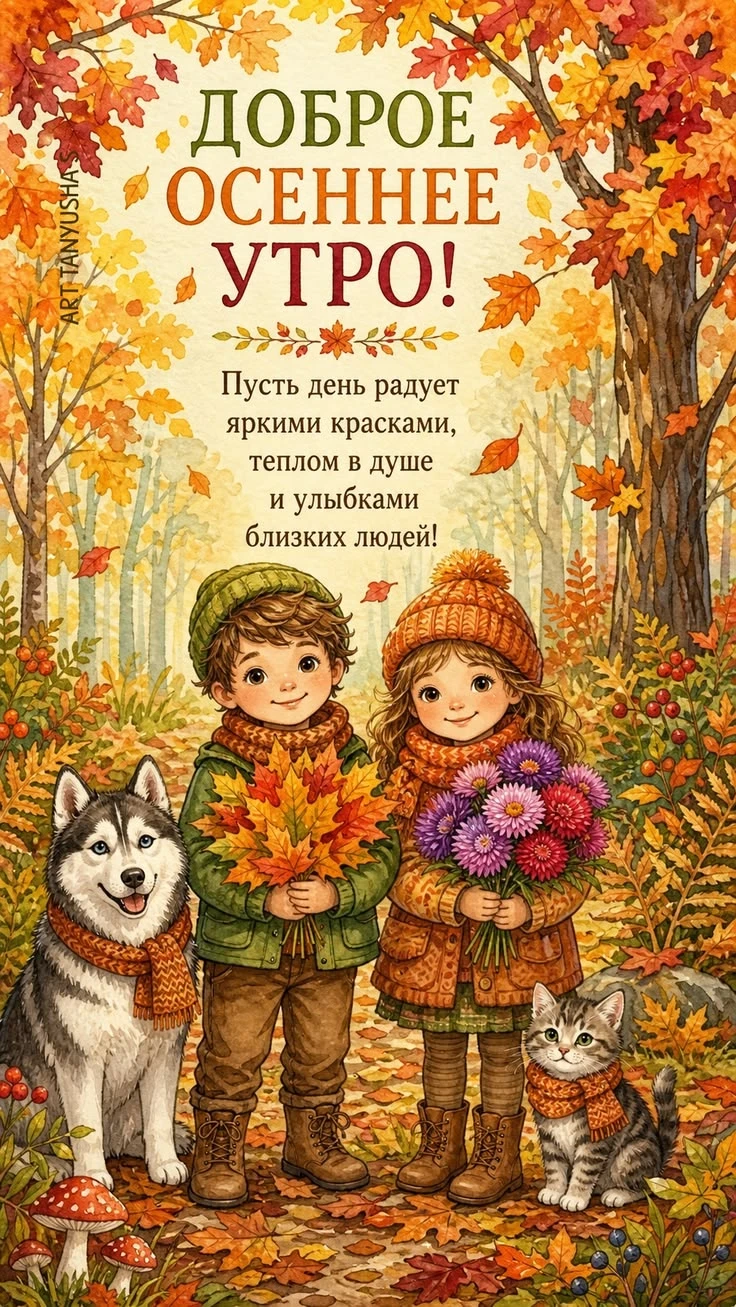 🥰 Оставляйте реакции, если понравилась открытка и делитесь с близкими ❤️