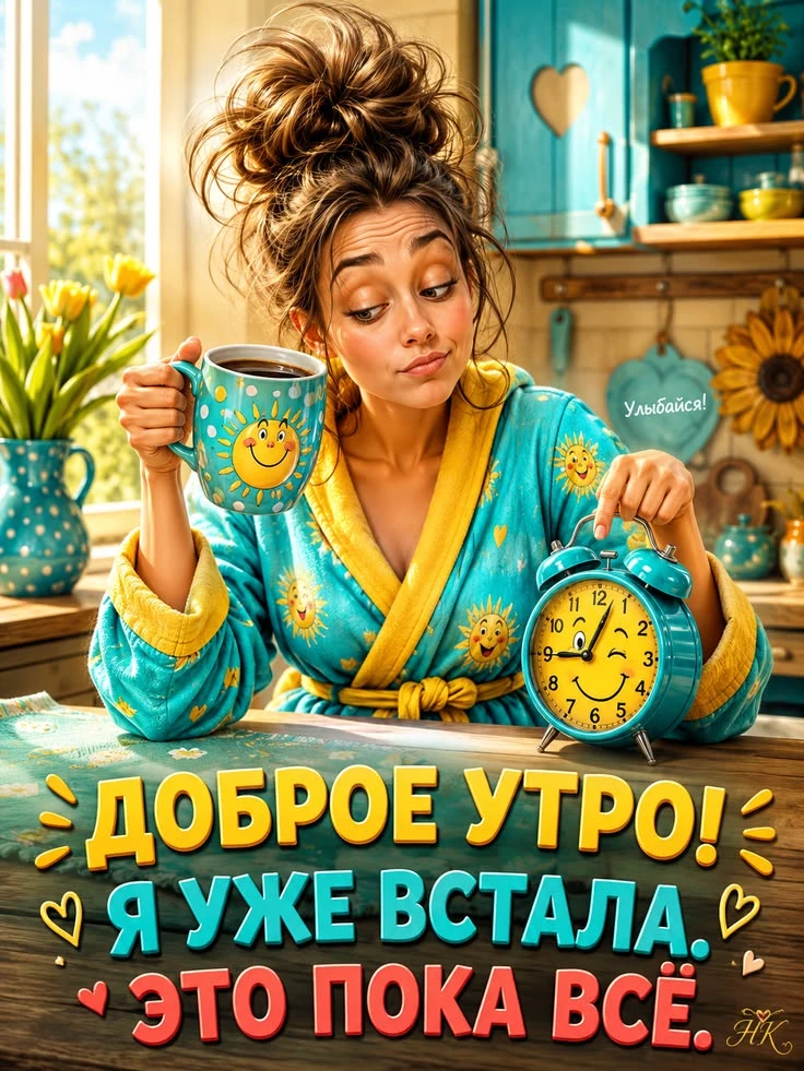 Доброе утро, девочки! ☕🍁