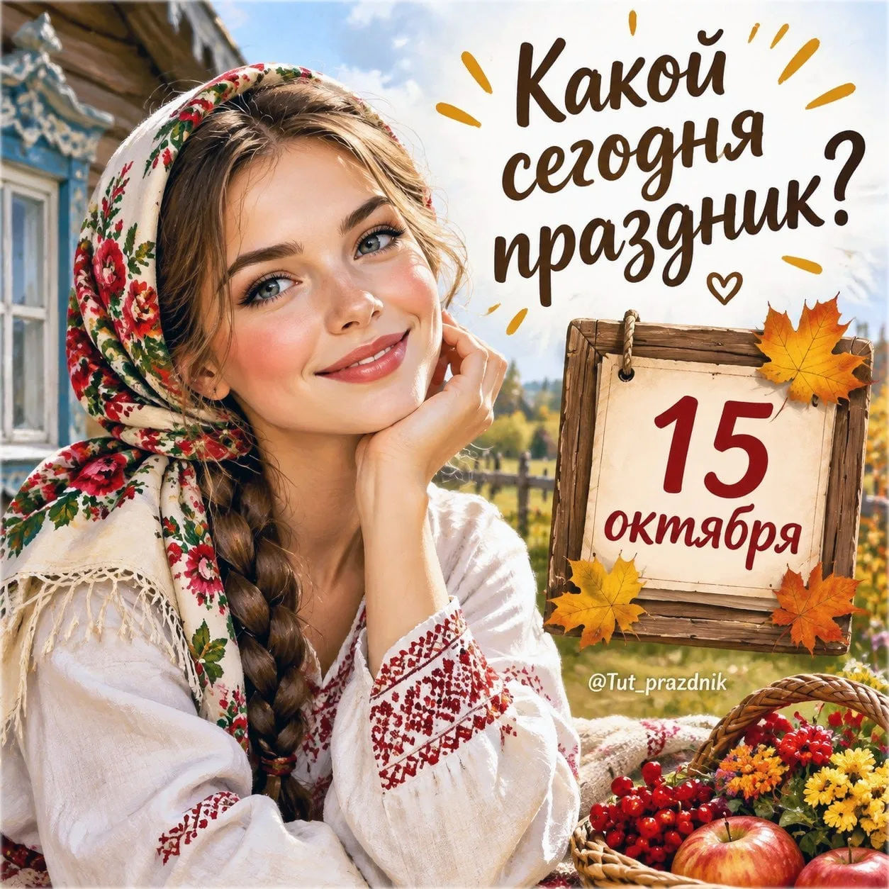 🗓 15 октября – отмечается 20 праздников.