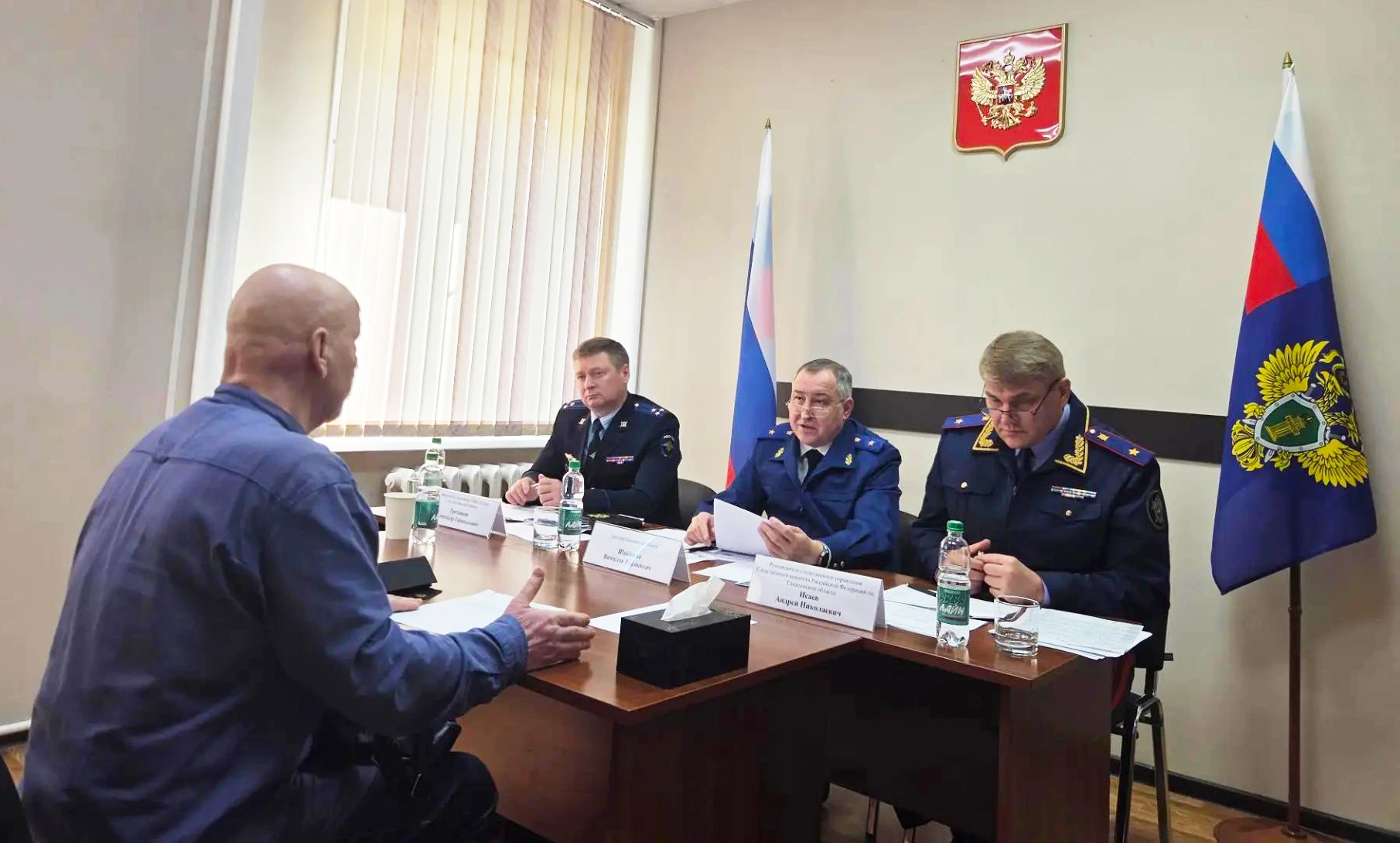 📄Руководитель следственного управления СК России по Сахалинской области провёл совмест...