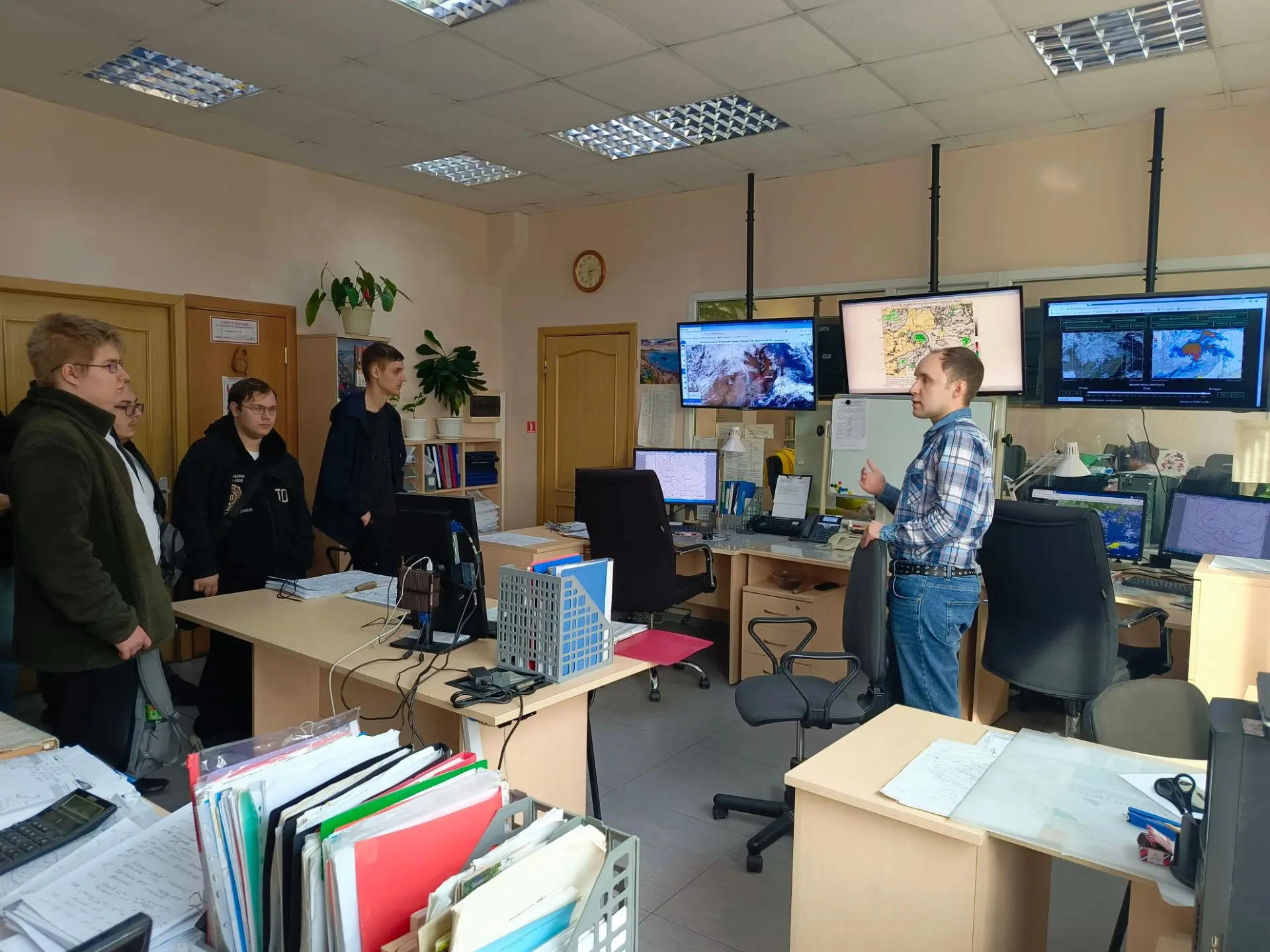 Профориентационная экскурсия в Гидрометцентр