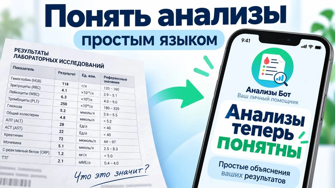 Анализы на руках. А что означают эти цифры?