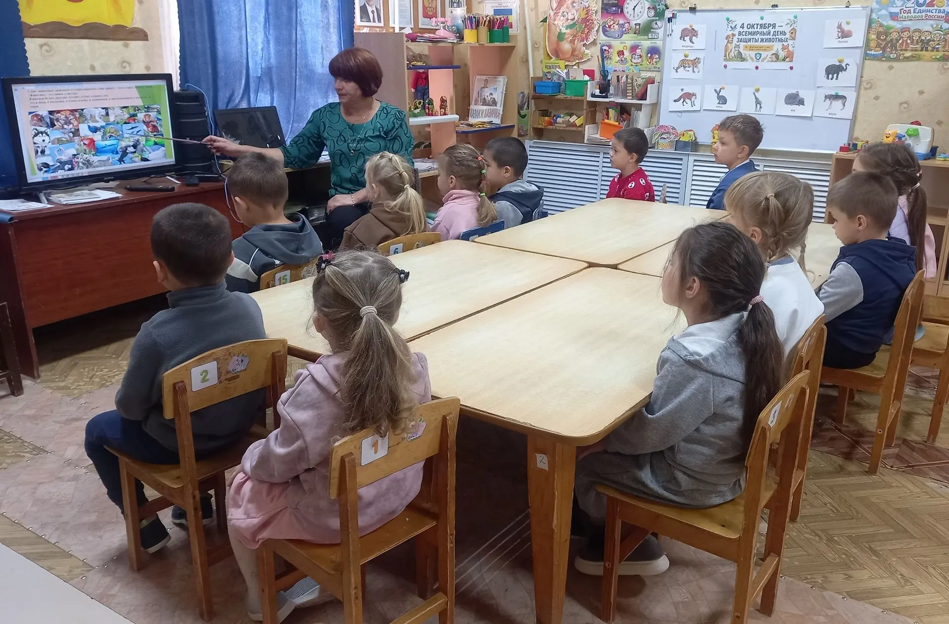 4 октября в детском саду «Лучик»  прошел тематический день, посвященный защите животных...