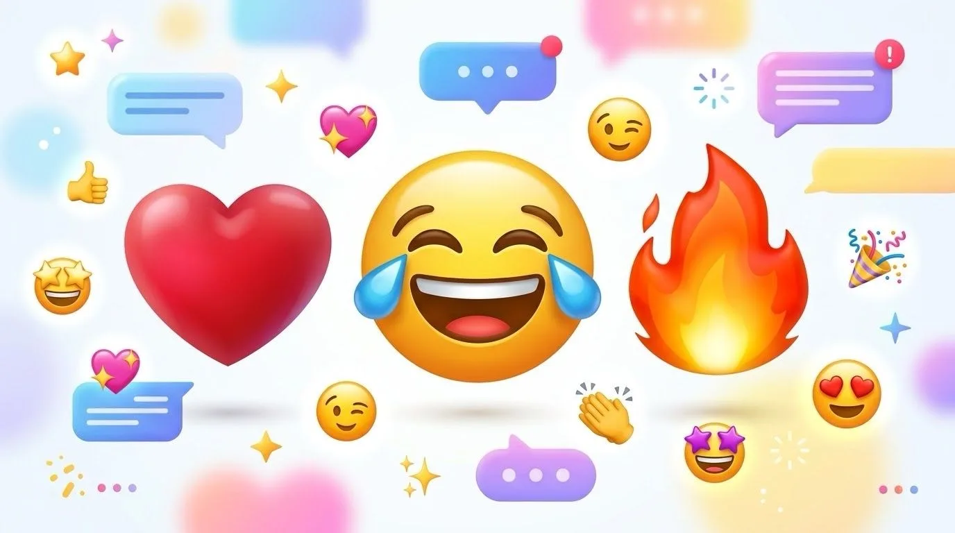 ❤️ 🔥 😂 Эти три эмодзи стали самыми популярными у россиян