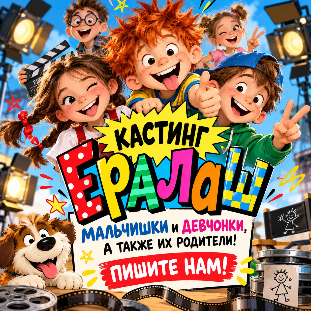 🎬 КАСТИНГ В «ЕРАЛАШ»!