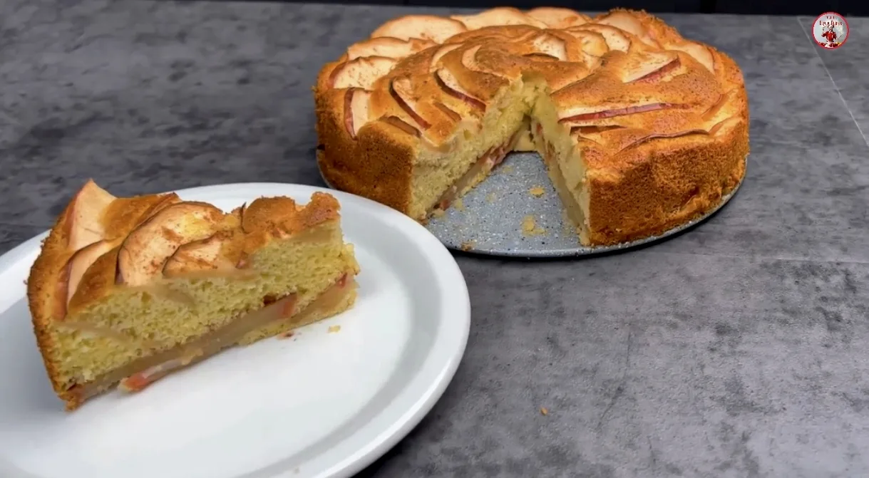 Нежная ШАРЛОТКА С ЯБЛОКАМИ🍎 🍏