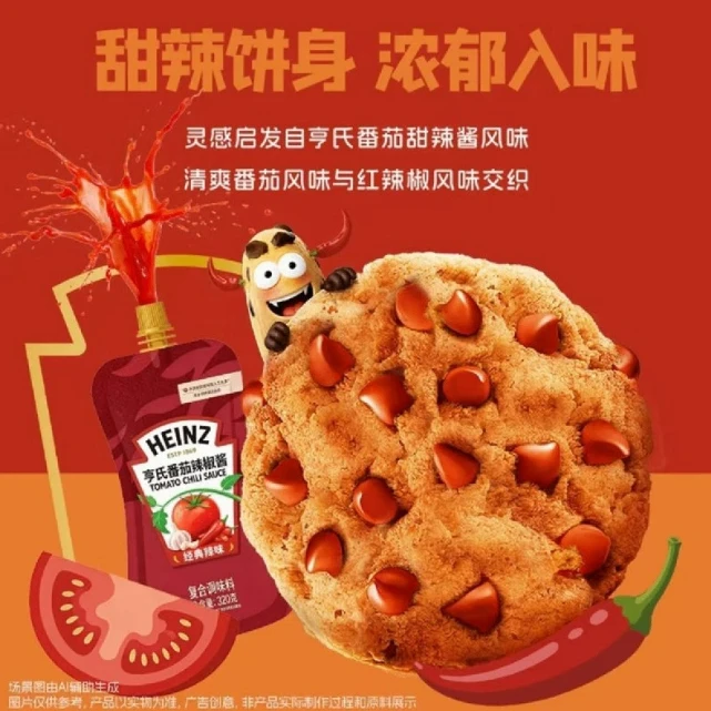 В Китае выпустили печенье со вкусом кетчупа (коллаборация Heinz и Chips Ahoy).