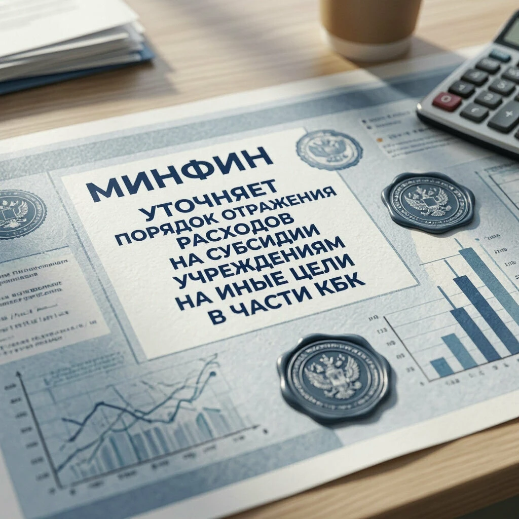 ✍ Минфин уточняет порядок отражения расходов на субсидии учреждениям на иные цели в час...