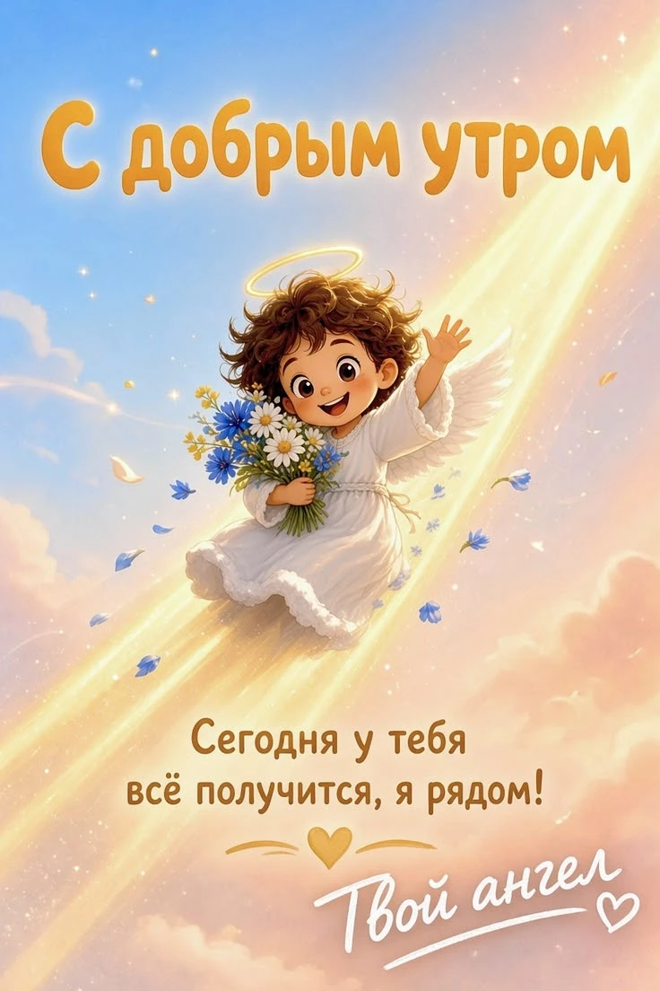 🥰 Ставьте реакции и делитесь открыткой с близкими ❤️