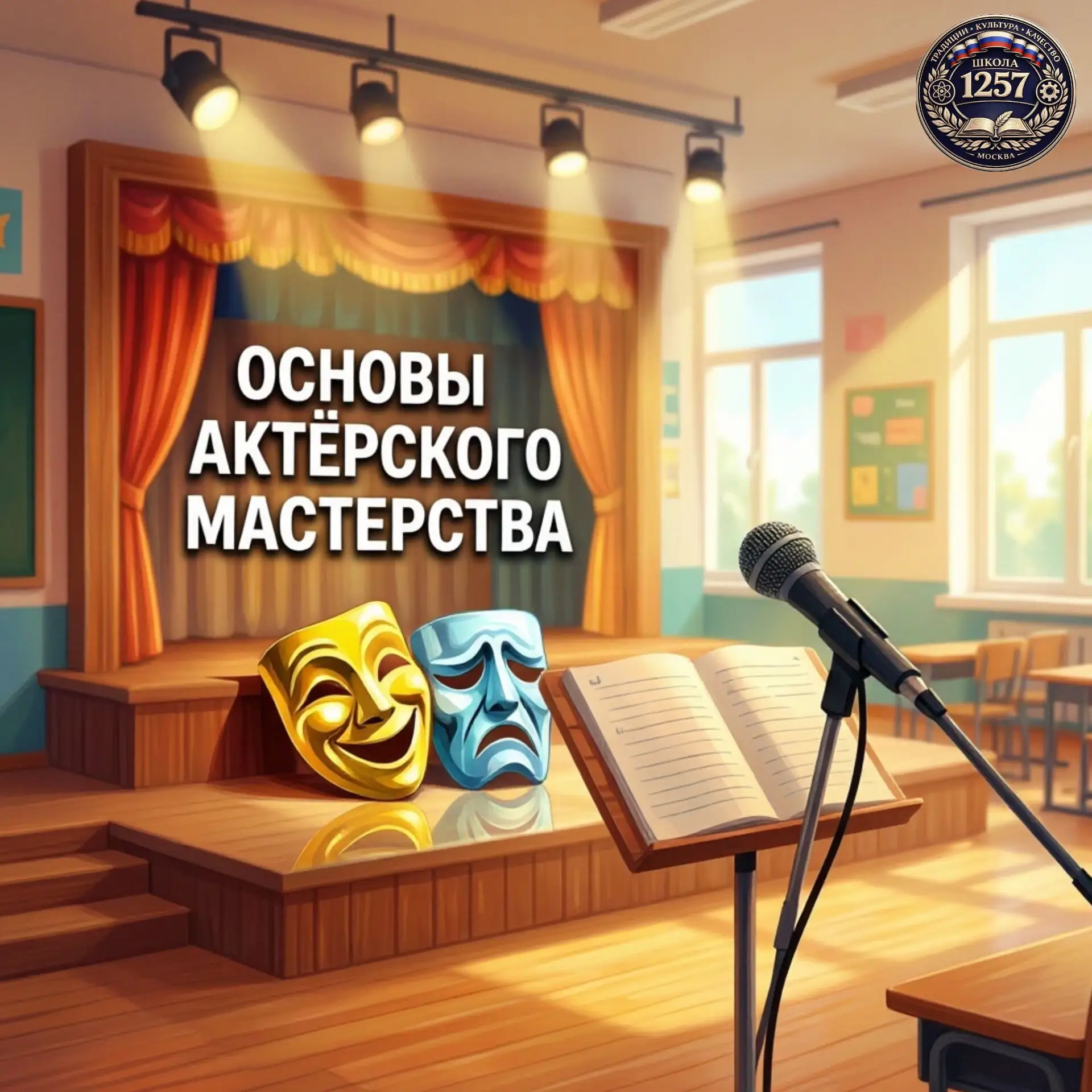🎭 ОБЪЯВЛЯЕМ НАБОР В ТЕАТРАЛЬНЫЙ КРУЖОК «ОСНОВЫ АКТЁРСКОГО МАСТЕРСТВА» 🎬