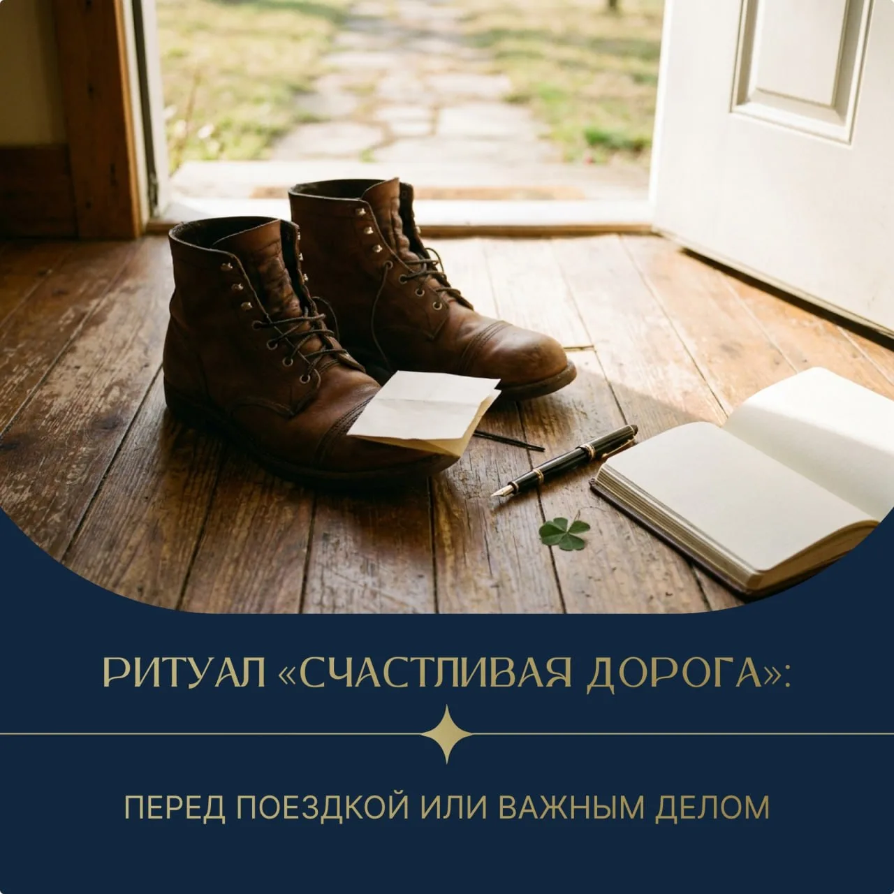 РИТУАЛ «СЧАСТЛИВАЯ ДОРОГА»: ПЕРЕД ПОЕЗДКОЙ ИЛИ ВАЖНЫМ ДЕЛОМ 👣🍀