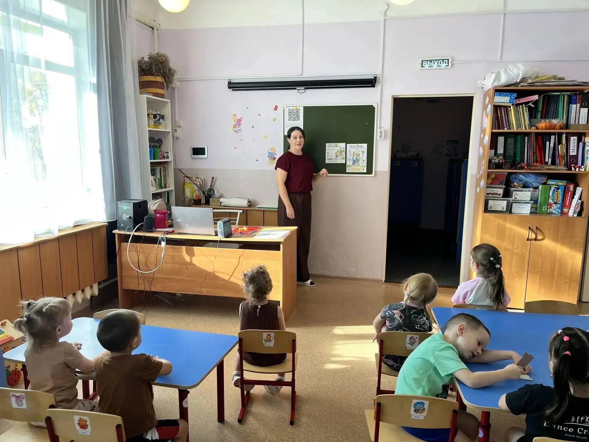 Сегодня в рамках всероссийского открытого урока культуры безопасности, в нашем детском ...