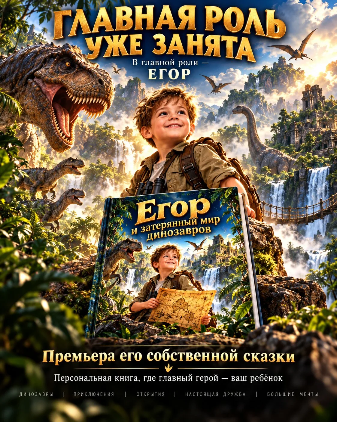 Ребенок не смотрит приключения. Он живёт в них