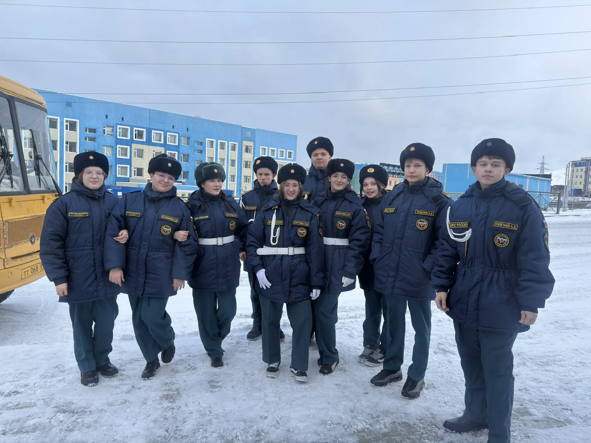 🇷🇺Учащиеся кадетского класса посетили Арктический комплексный аварийно-спасательный ц...