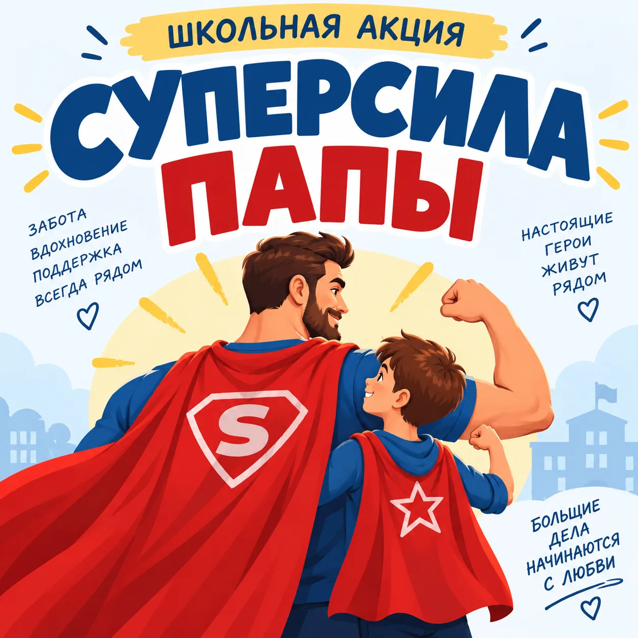 🎉 В преддверии Дня отца объявляем акцию «Суперсила моего папы»!