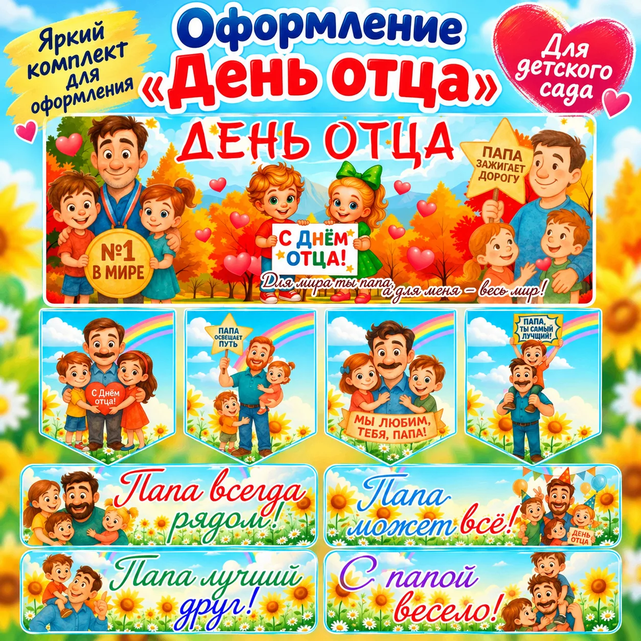 Оформление «День отца»