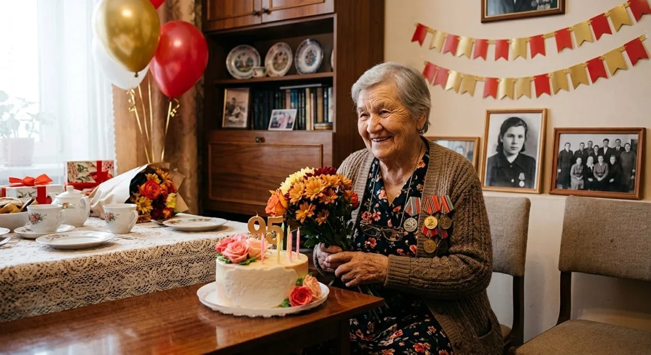 🎉 Труженица тыла из Лениногорского района отмечает 95-летие