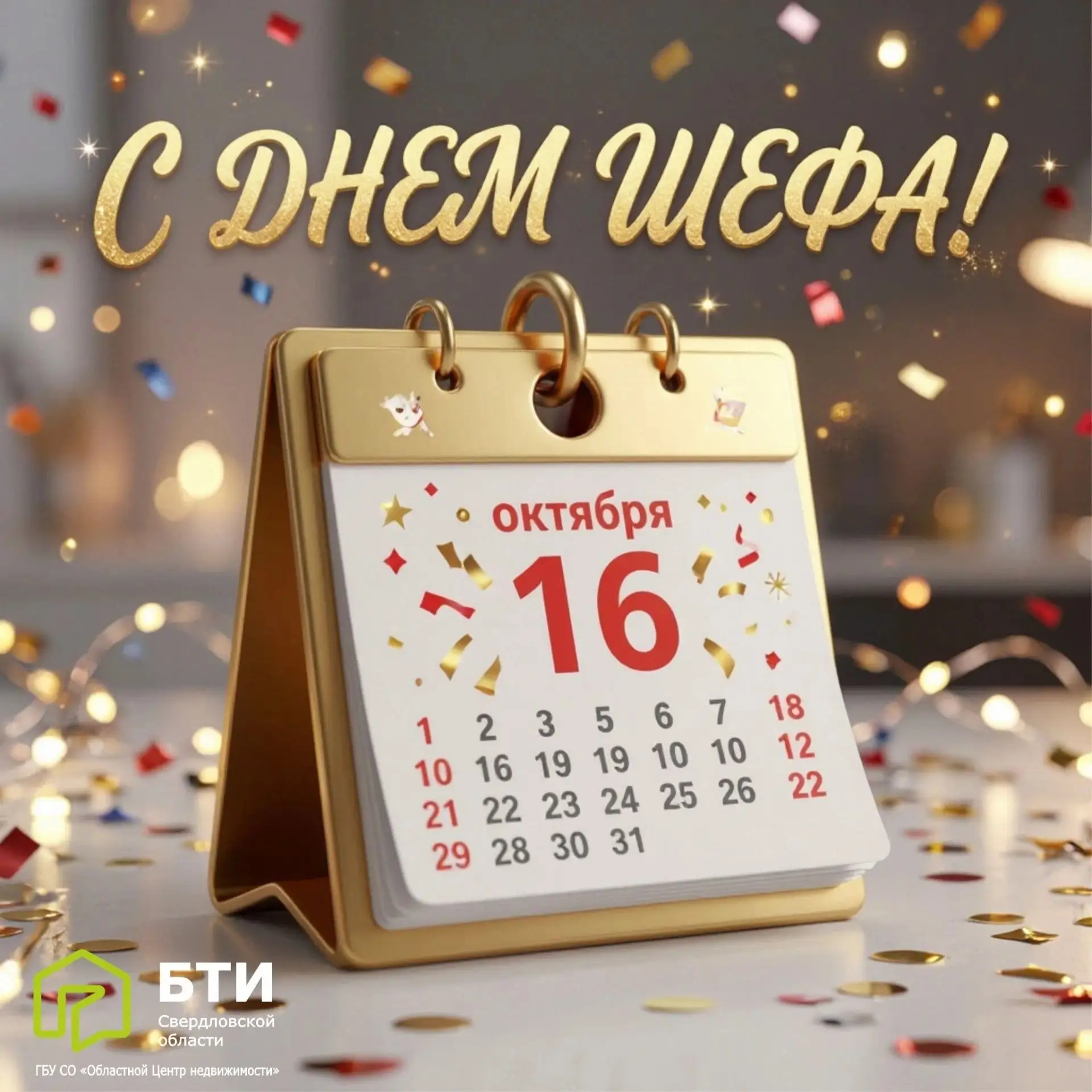 🎉 16 октября — День шефа!