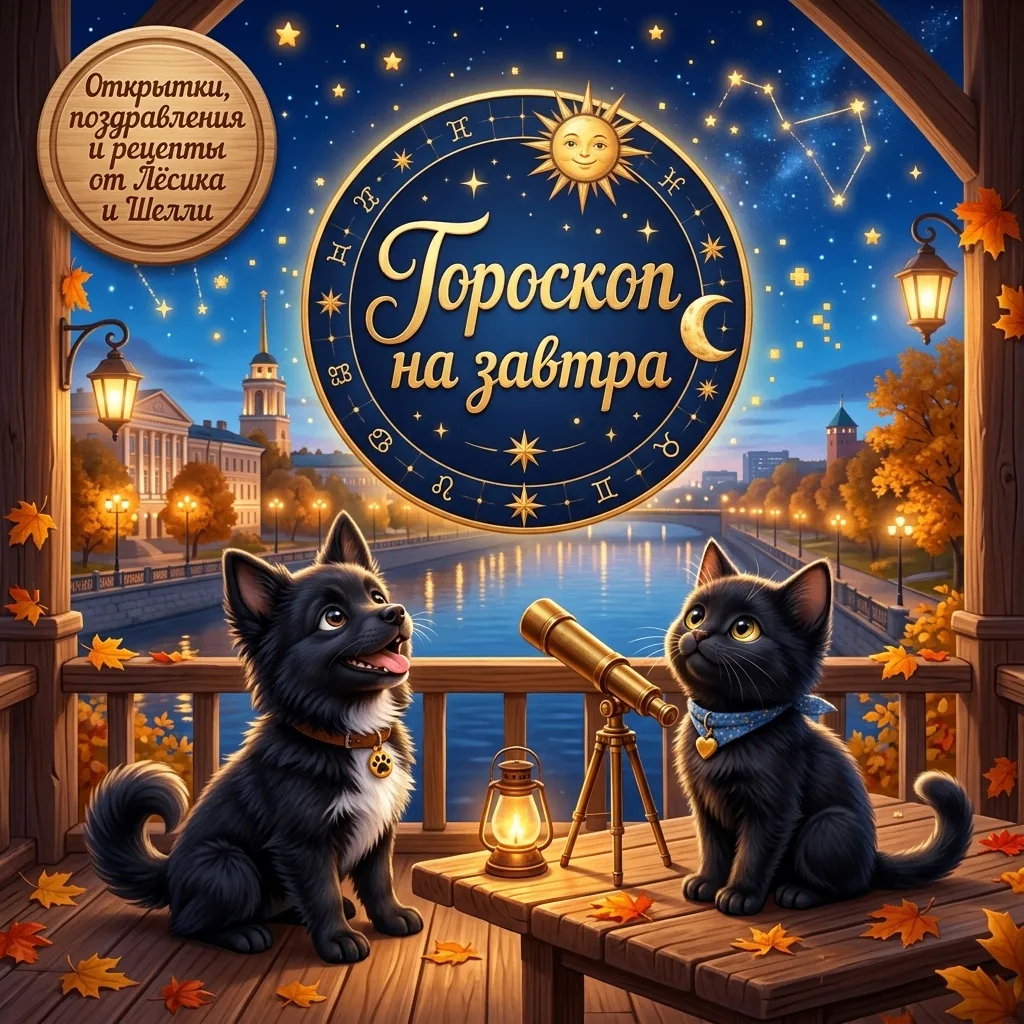 ЗВЁЗДНЫЙ ВЕСТНИК: ГОРОСКОП НА ЗАВТРА, 17 ОКТЯБРЯ ✨🐾— Шелли, гляди, как звёзды затихают...