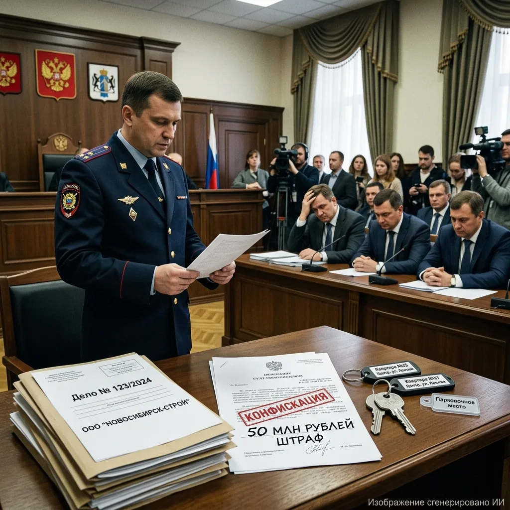 Новосибирскую фирму оштрафовали и конфисковали имущество за взятки чиновнику