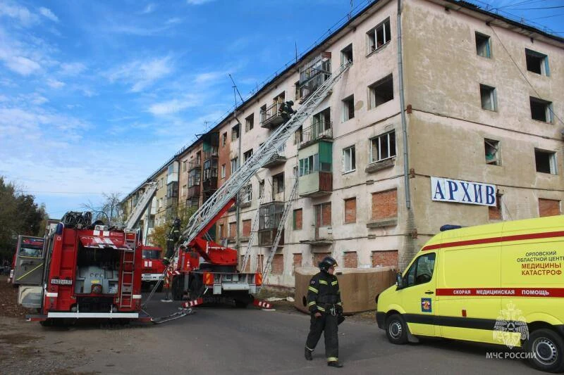 🚨 В Орле экстренные службы отработали алгоритм действий по ликвидации крупной ЧС