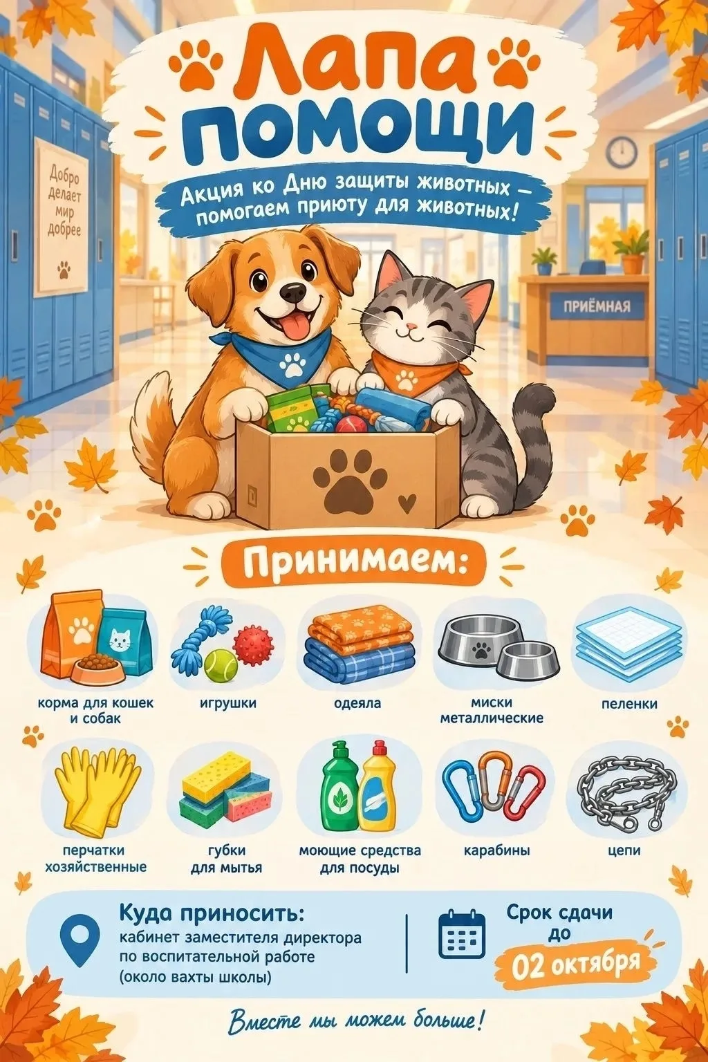 Благодарности пост от приюта бездомных животных ❣️❣️❣️
