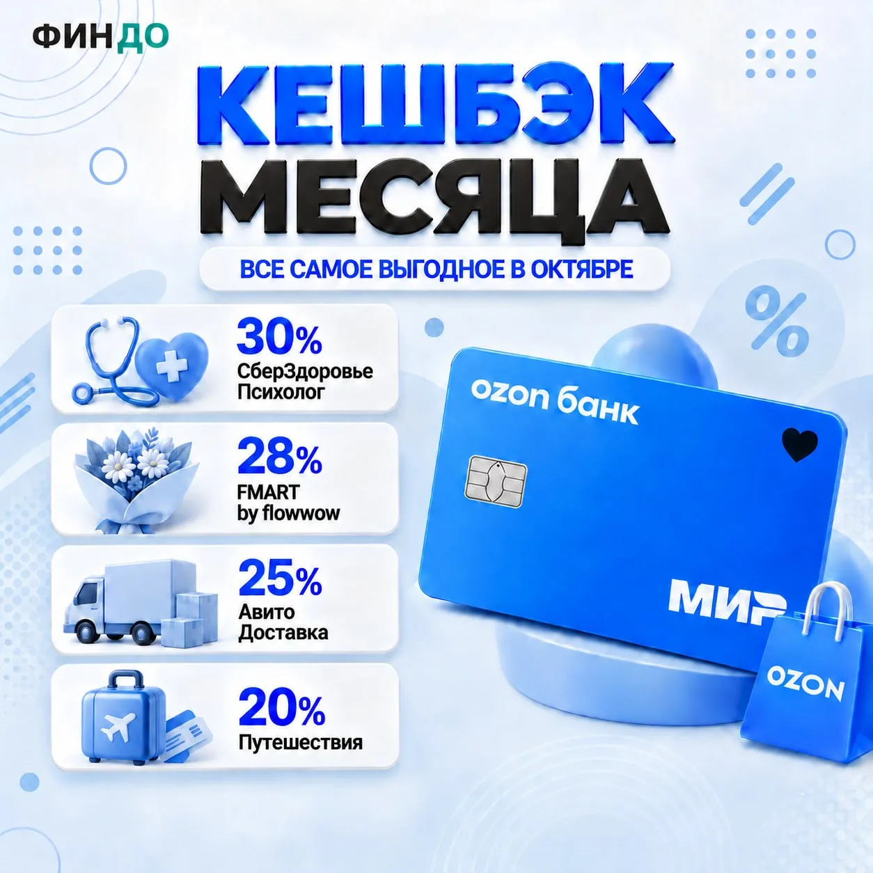 💳 Озон Банк - Дебетовая карта (id: 232)
