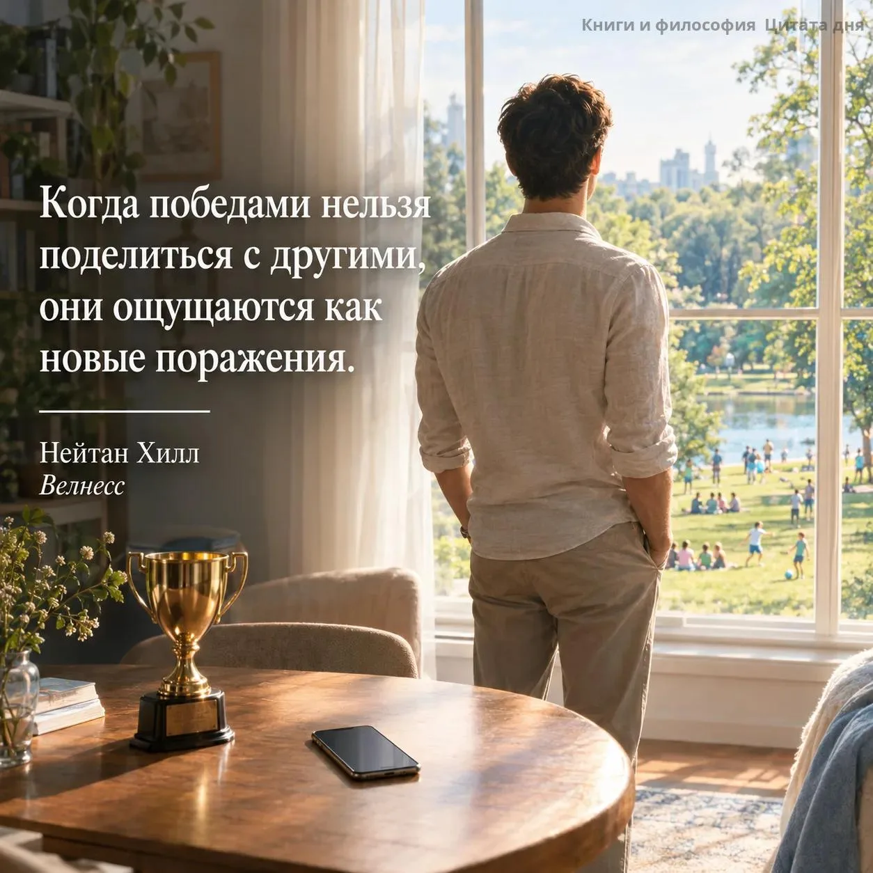 Успех без свидетелей — как дерево, упавшее в лесу: вроде событие, а никто не слышал. Мо...