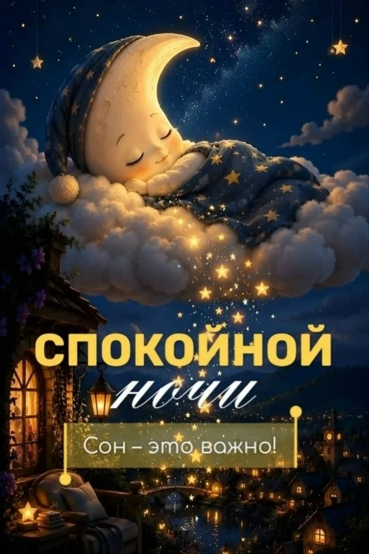 Спокойной ночи! Храни вас Бог!