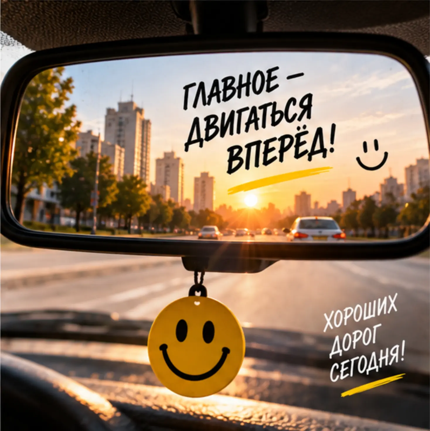 У каждого водителя свой способ начинать день. Кто-то уже принимает первый заказ, кто-то...