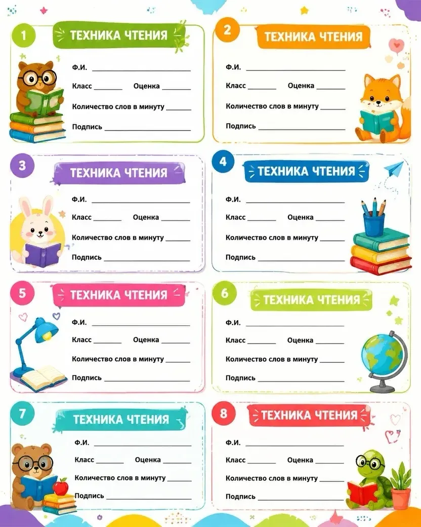 ✏️Результаты техники чтения