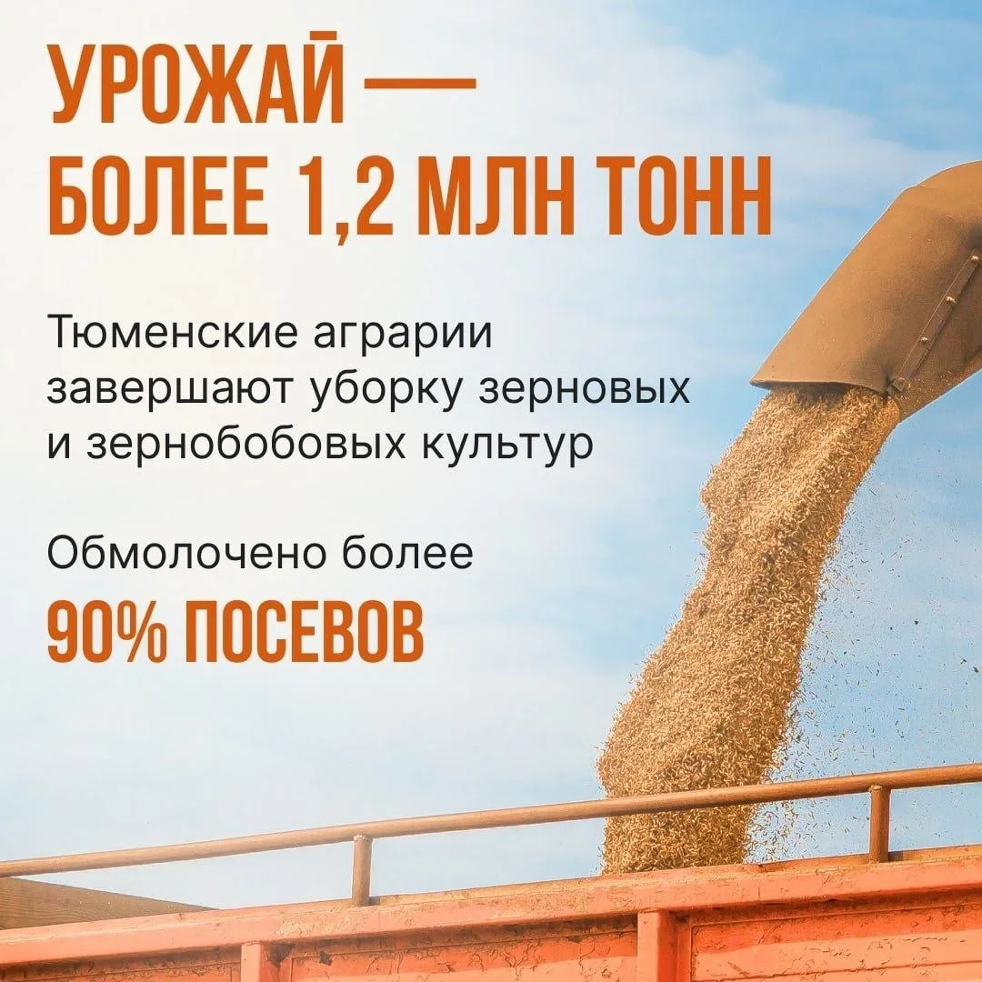 Поздравляем аграриев Тюменской области