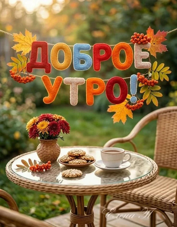 Доброе утро! Пусть оно будет началом нового замечательного дня, источником вдохновения ...