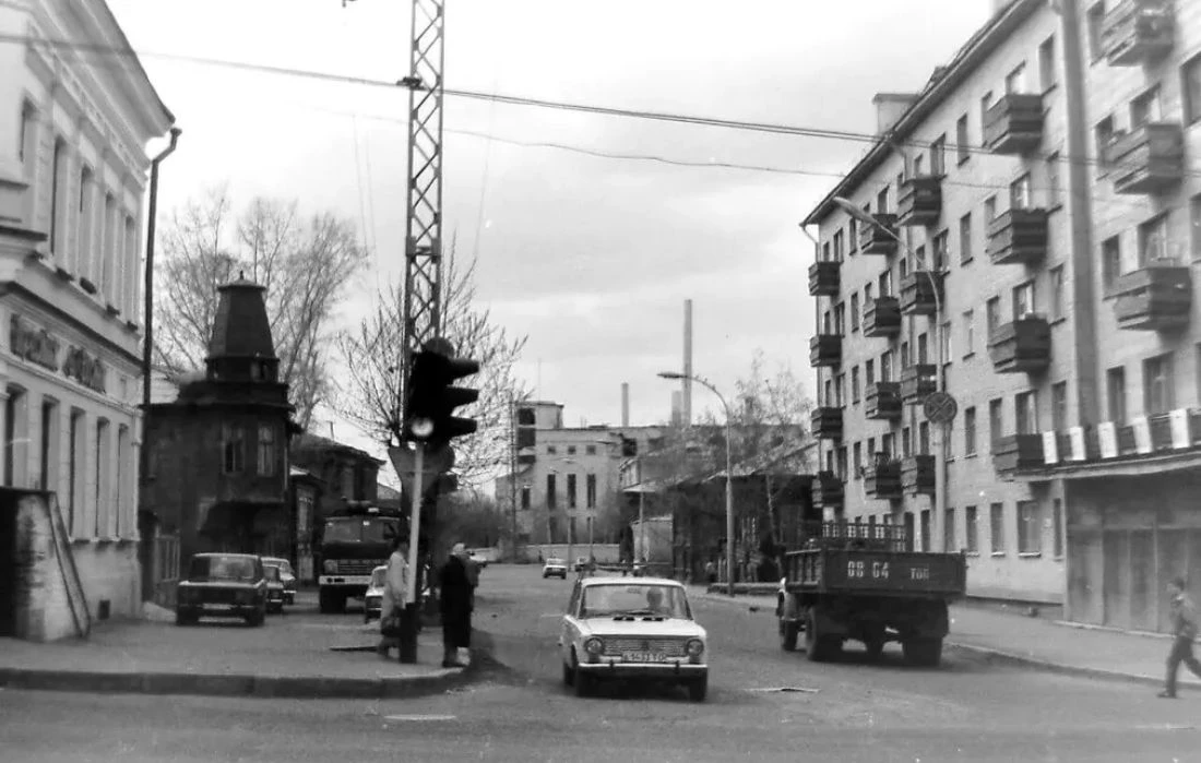 Вид на улицу А. Беленца. 1992 год