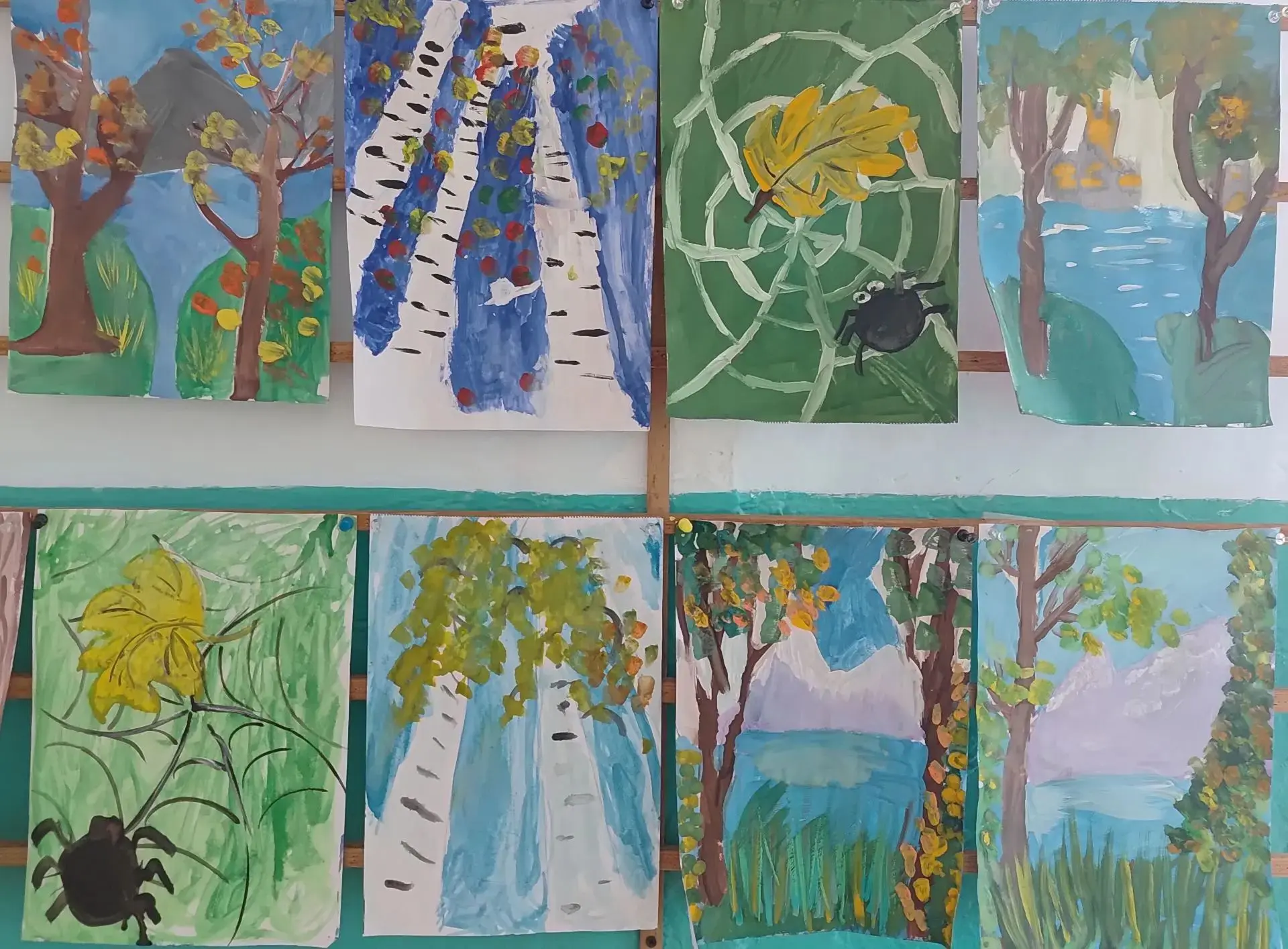 🎨 Осенний калейдоскоп: выставка детских рисунков