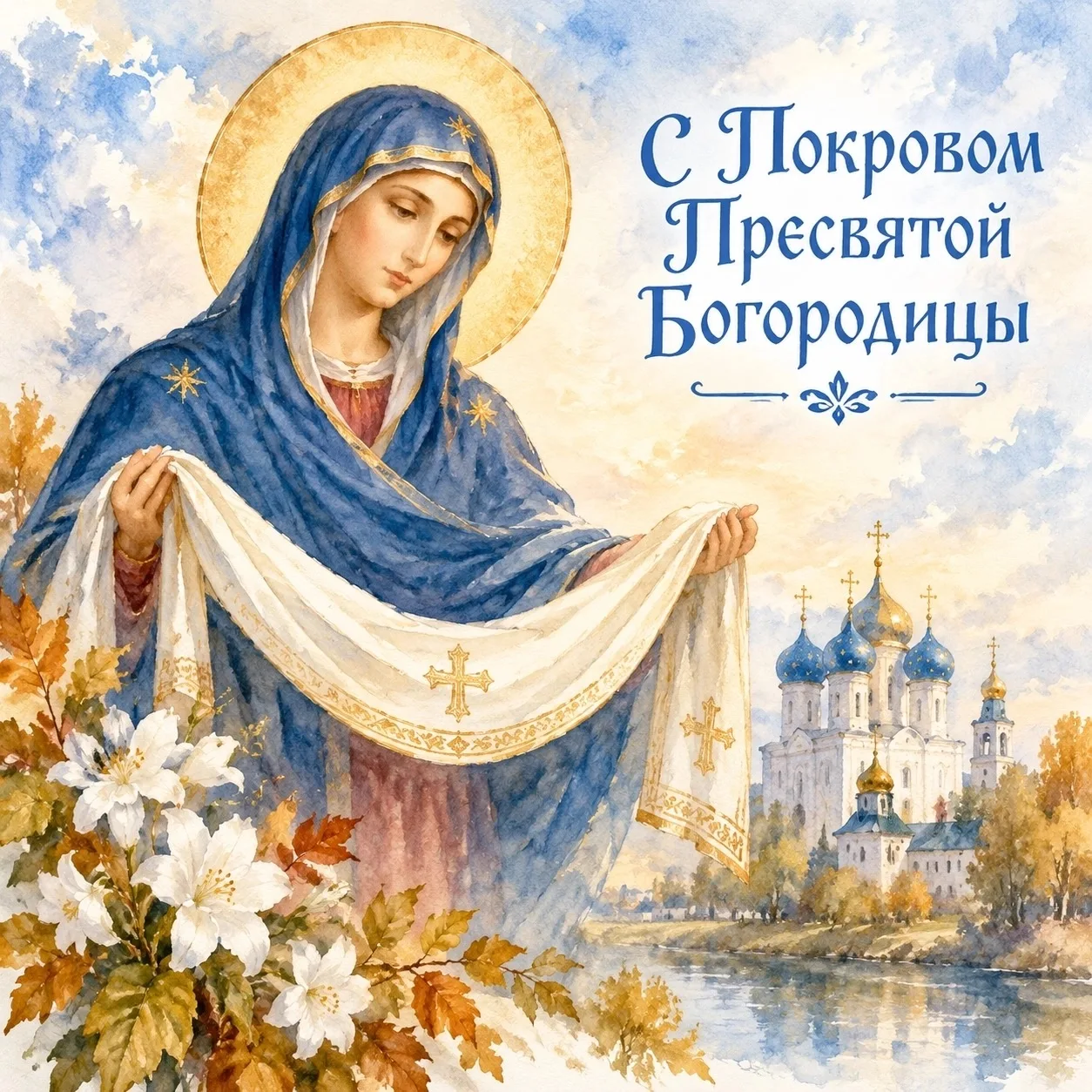 Поздравляем жителей села Верхнеберезово с престольным праздником — Покровом Пресвятой Б...