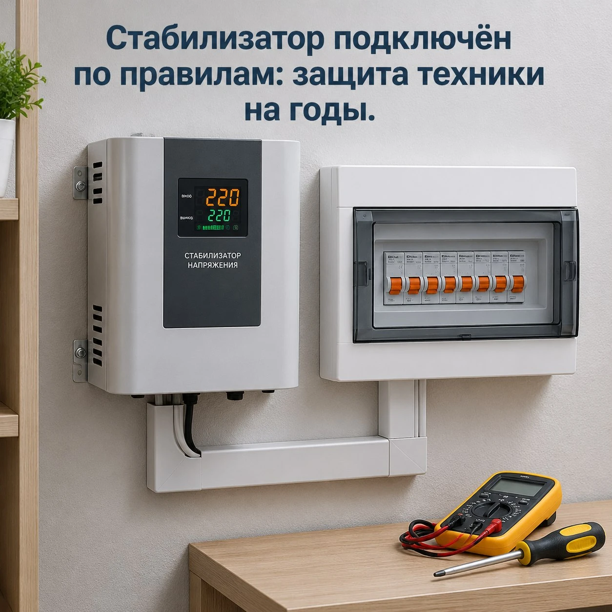 «Стабилизатор напряжения: почему неправильный монтаж обходится дороже самого прибора» ⚡️🔌