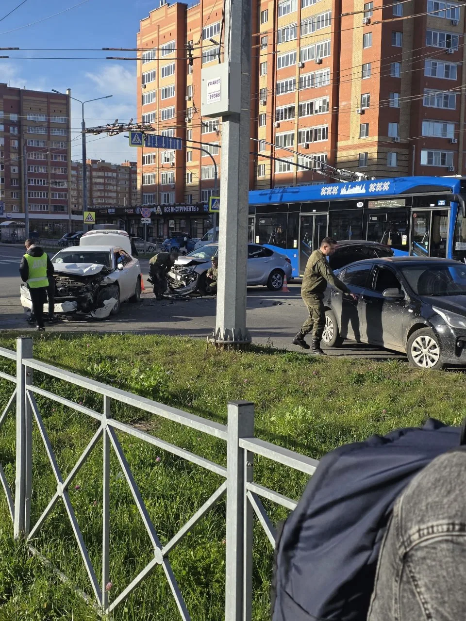 😱 Жесткая авария на пересечении ул. Кирова и бульвара Ураева