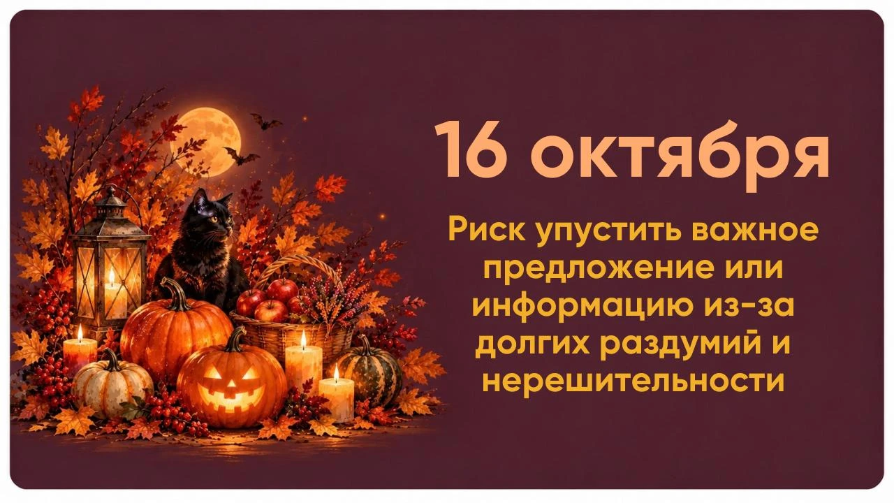 СОВЕТ ДНЯ ➡️ 16 ОКТЯБРЯ