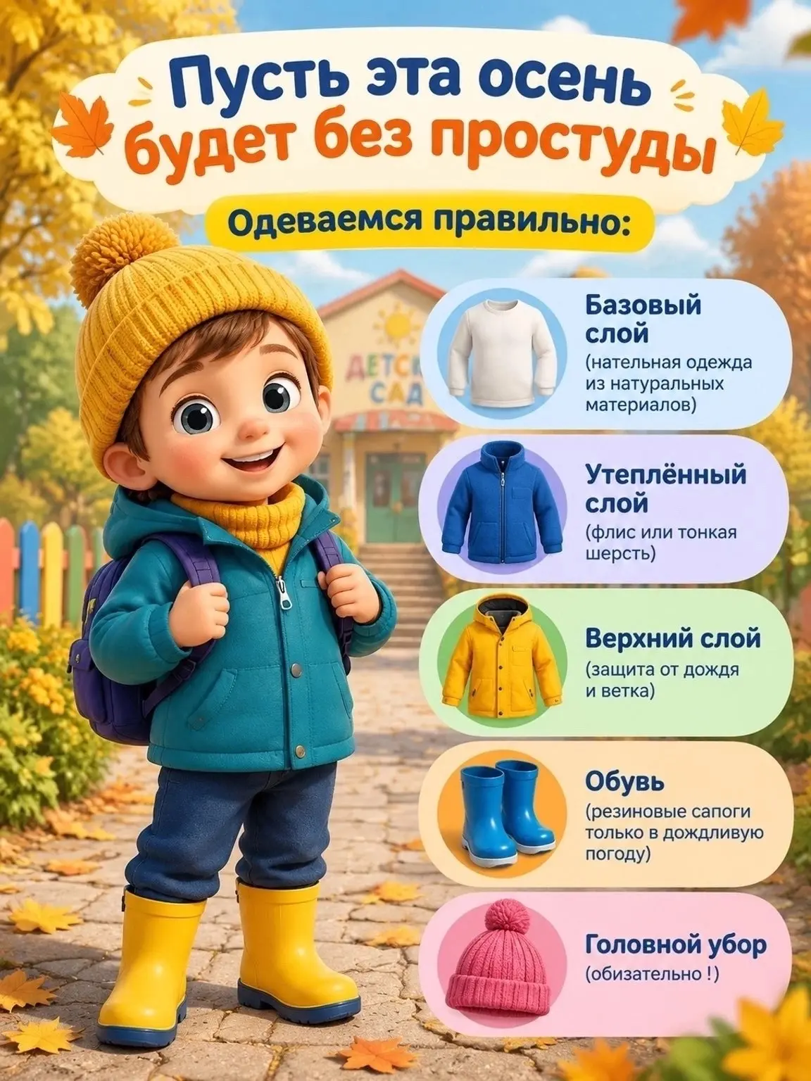 Пусть осень будет без простуды 🍂🍁🍂